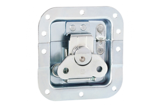 Fermeture Papillon m&eacute;dium &agrave; Ressort Cadenassable semi Passage de Profil&eacute; Cuvette 14 mm pour flight case (Neuf)