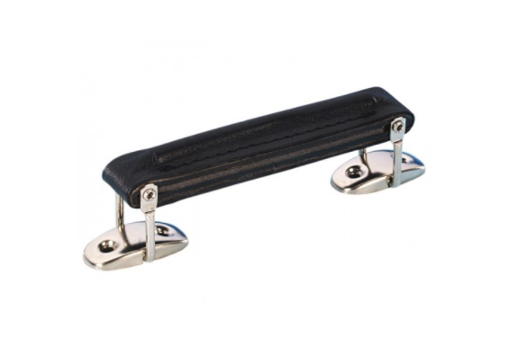 ADAM HALL - Poign&eacute;e de valise cuir noir pour flight-case (Neuf)