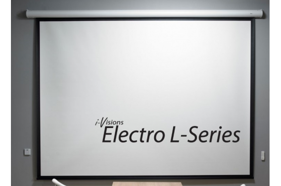 I-VISIONS - Electro L-Séries - Ecran de Projection motorisé - 400x250 (Neuf)
