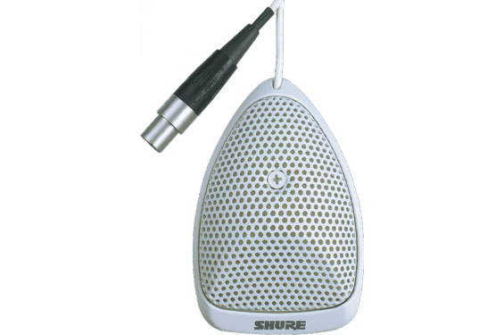 SHURE - Micro &agrave; Effet de surface MX391 - omnidirectionnel - blanc (Neuf)