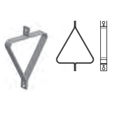 ASD - Suspension pour élingue ou chaîne afin de suspendre les poutres triangle 290 (Neuf)