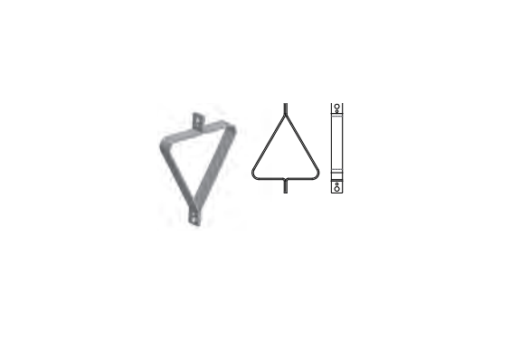 ASD - Suspension pour élingue ou chaîne afin de suspendre les poutres triangle 290 (Neuf)