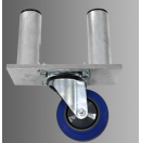 MOVE X - Pied double à roulette avec frein pour praticable - hauteur 70 cm (Neuf)