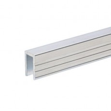 ADAM HALL - Profilé aluminium de Recouvrement pour Parois Séparatrices pour matériau 7 mm - Vendu au mètre linéaire (Neuf)