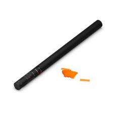 Canon à confettis manuel - 80cm - Orange Fluo (Neuf)