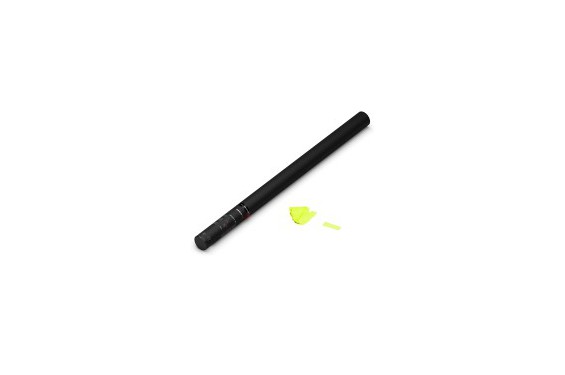 Canon à confettis manuel - 80cm - jaune Fluo (Neuf)