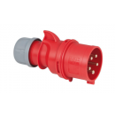 PCE - Prise mâle rouge CEE 400V - 32A - 5 contacts IP44 (Neuf)