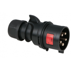 PCE - Prise mâle noire CEE 400V - 32A - 5 contacts IP44 (Neuf)