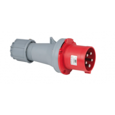 PCE - Prise Mâle rouge CEE 400V - 63A - 5 contacts IP44 (Neuf)