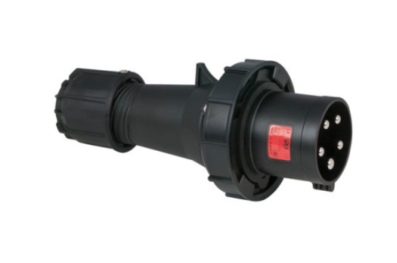 PCE - Prise M&acirc;le noire CEE 400V - 63A - 5 contacts IP67 (Neuf)