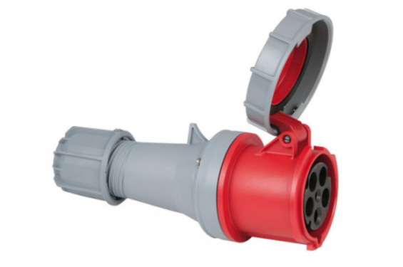 PCE - Prise femelle rouge CEE 400V - 63A - 5 contacts IP67 (Neuf)