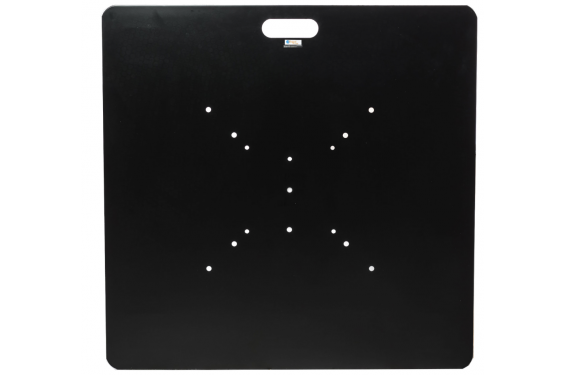 GLOBAL TRUSS - Embase lourde carr&eacute;e 80x80 cm pour s&eacute;ries F23/F34 - sans demi-connecteurs (Neuf)