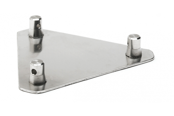 GLOBAL TRUSS - Base plate - 3 half-connectors included (New)