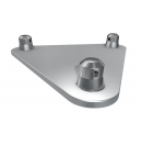 GLOBAL TRUSS - Triangular base plate - 3 half-connectors included (New)
