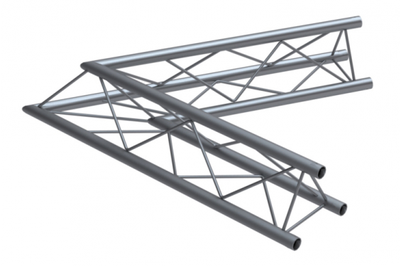 GLOBAL TRUSS - F23 - Angle 2D C20 - 60&deg; - 100cm - 3 connecteurs inclus (Neuf)