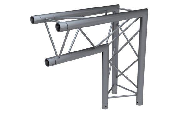 GLOBAL TRUSS - F23 - Angle 2D C25 - 90&deg; - 50cm - Apex Down - 3 connecteurs inclus (Neuf)
