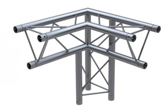 GLOBAL TRUSS - F23 - Angle 3D C33 - 50cm - Apex Down Right - 6 connecteurs inclus (Neuf)