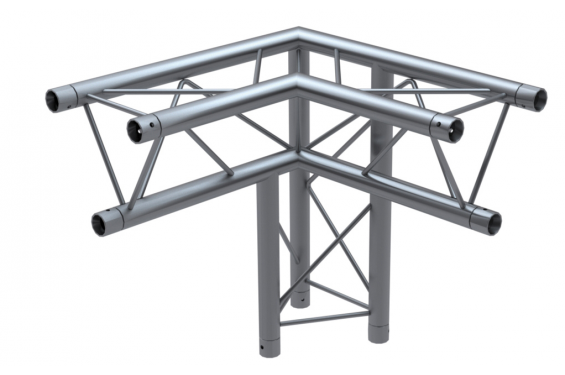 GLOBAL TRUSS - Corner 3 way - Apex Down Right - 50cm - 6 connectors included (New)