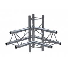 GLOBAL TRUSS - F23 - Angle 4D C44 - 50cm - Apex Up Right - 6 connecteurs inclus (Neuf)