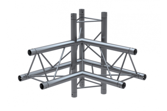 GLOBAL TRUSS - F23 - Angle 4D C44 - 50cm - Apex Up Right - 6 connecteurs inclus (Neuf)