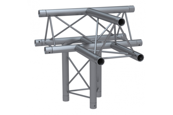 GLOBAL TRUSS - F23 - Angle 4D T43 - 50cm - T Apex Up - 6 connecteurs inclus (Neuf)