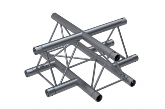 GLOBAL TRUSS - F23 - Croix 4D C41 - 50cm - 6 connecteurs inclus (Neuf)