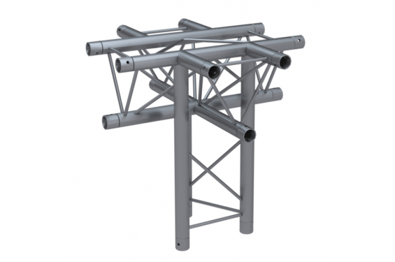 GLOBAL TRUSS - F23 - Croix 5D C53 - 50cm - Apex Down - 6 connecteurs inclus (Neuf)
