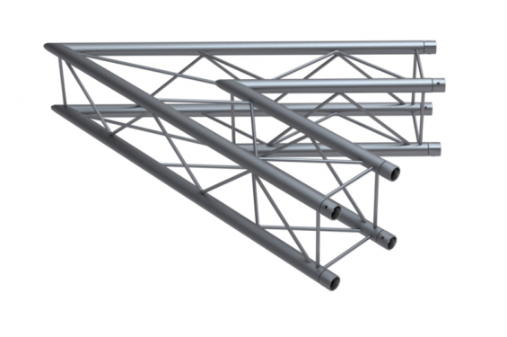 GLOBAL TRUSS - F24 - Angle 2D C19 - 45&deg; - 100cm - 4 connecteurs inclus (Neuf)
