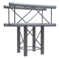 GLOBAL TRUSS - F24 - Angle 3D T35 - 50cm - T - 8 connecteurs inclus (Neuf)