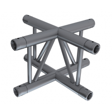 GLOBAL TRUSS - F32 - Croix 4D C41V - Verticale - 50cm - 4 connecteurs inclus (Neuf)