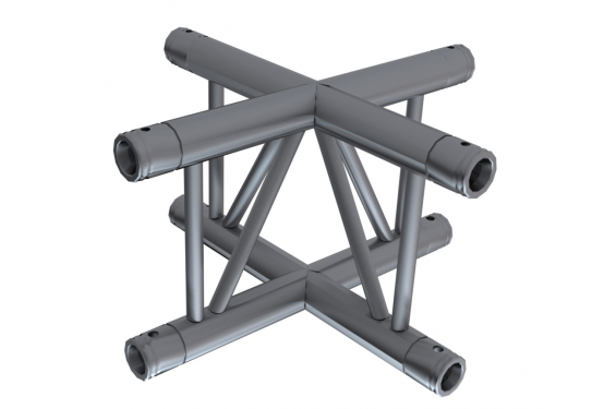 GLOBAL TRUSS - F32 - Croix 4D C41V - Verticale - 50cm - 4 connecteurs inclus (Neuf)
