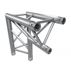 GLOBAL TRUSS - F33 - Angle 2D C25 - 50cm Apex Down - 3 connecteurs inclus (Neuf)