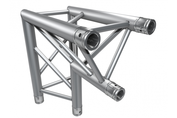 GLOBAL TRUSS - F33 - Angle 2D C25 - 50cm Apex Down - 3 connecteurs inclus (Neuf)