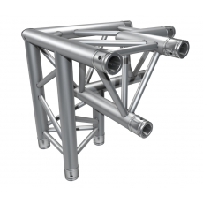 GLOBAL TRUSS - F33 - Angle 3D C34 - 50cm Apex Down Left - 6 connecteurs inclus (Neuf)