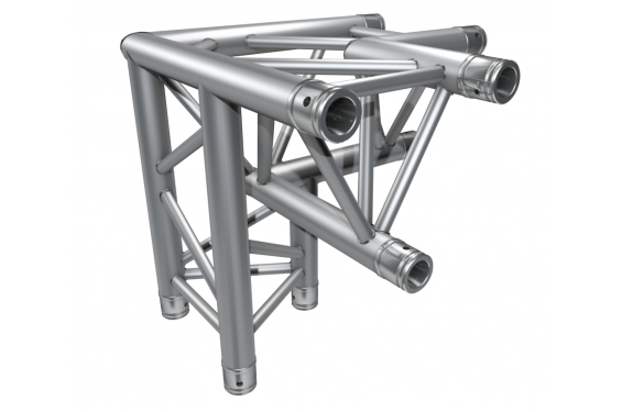GLOBAL TRUSS - F33 - Angle 3D C34 - 50cm Apex Down Left - 6 connecteurs inclus (Neuf)