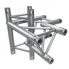 GLOBAL TRUSS - F33 - Angle 4D C45 - 50cm - Apex Up Left - 6 connecteurs inclus (Neuf)