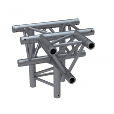 GLOBAL TRUSS - F33 - Angle 4D T42 - 50cm - T Apex Down - 6 connecteurs inclus (Neuf)