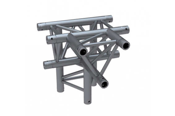GLOBAL TRUSS - F33 - Angle 4D T42 - 50cm - T Apex Down - 6 connecteurs inclus (Neuf)