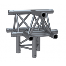 GLOBAL TRUSS - F33 - Angle 4D T43 - 50cm - T Apex Up - 6 connecteurs inclus (Neuf)