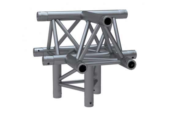 GLOBAL TRUSS - F33 - Angle 4D T43 - 50cm - T Apex Up - 6 connecteurs inclus (Neuf)