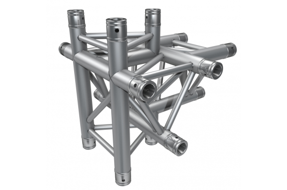 GLOBAL TRUSS - F33 - Croix 5D C51 - 50cm - Apex Down - 6 connecteurs inclus (Neuf)