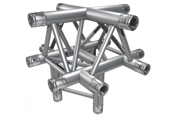 GLOBAL TRUSS - F33 - Croix 5D C52 - 50cm - Apex Up - 6 connecteurs inclus (Neuf)