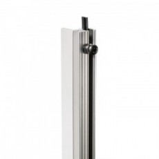 ADAM HALL - Profilé rack aluminium à frein caoutchouc - vendu au mètre linéaire - (neuf)