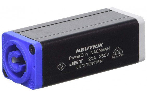 NEUTRIK - Female Mains input socket Powercon 3 poles series D NAC3MPA (New)