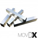 PROLYTE- Pied carré hauteur 40cm en aluminium pour Stagedex - 50x50mm - épaisseur 3mm (Neuf)