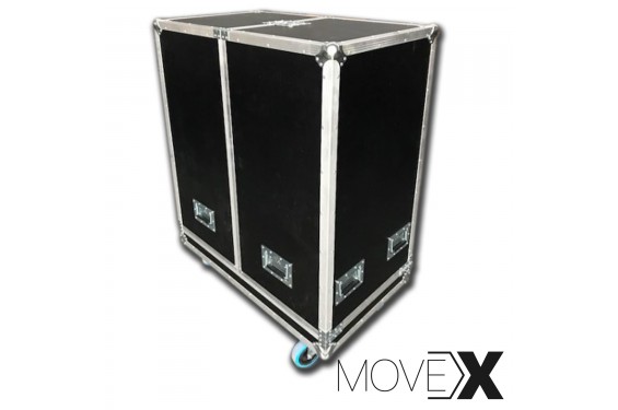 MoveX - Flight-case pour 2 enceintes QSC KW 153 (Neuf)