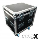 MoveX - Flight-case pour 4 Lyres BRITEQ BT-Tracker (neuf)