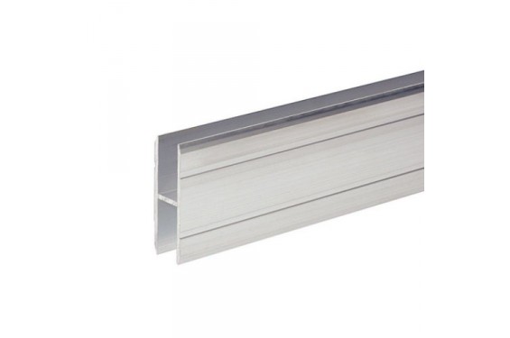 ADAM HALL - Profil&eacute; aluminium en H pour Portes de Service - 9,5 mm - Vendu au m&egrave;tre (Neuf)