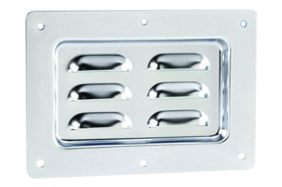 ADAM HALL - Cuvette de ventilation horizontale 166x114mm pour flight-case (Neuf)