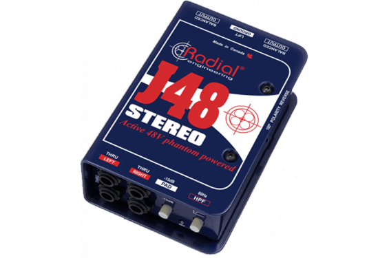 RADIAL - Boitier de direct actif STEREO J48 (Neuf)